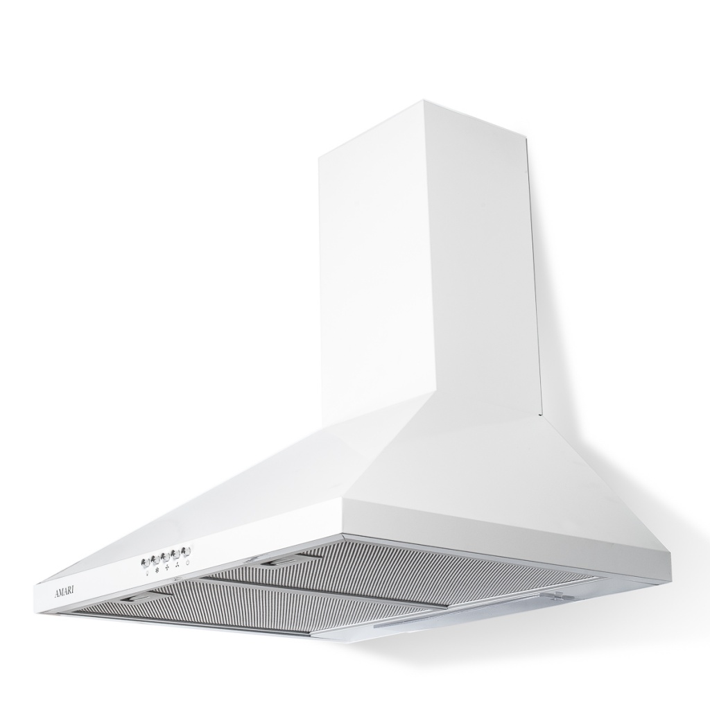Купольная кухонная вытяжка AMARI Vega white