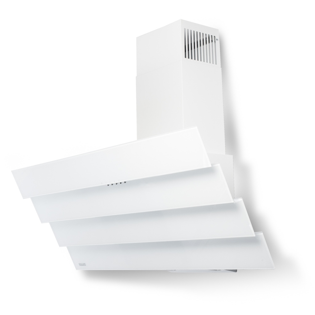 Наклонная кухонная вытяжка MAAN Bravo quadro white