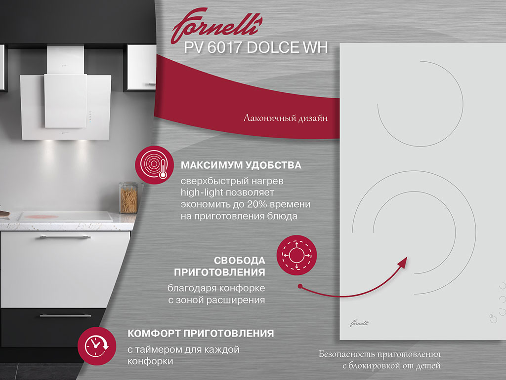  Электрическая варочная поверхность Fornelli PV 6017 DOLCE